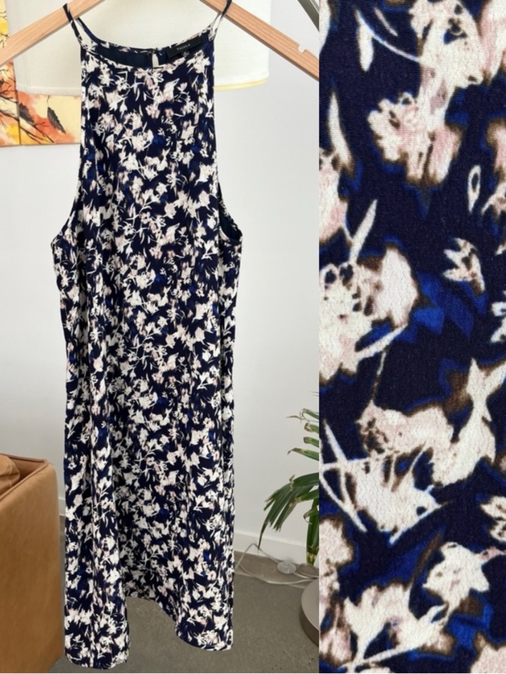 Aritzia Talula Floral Print Swing Dress